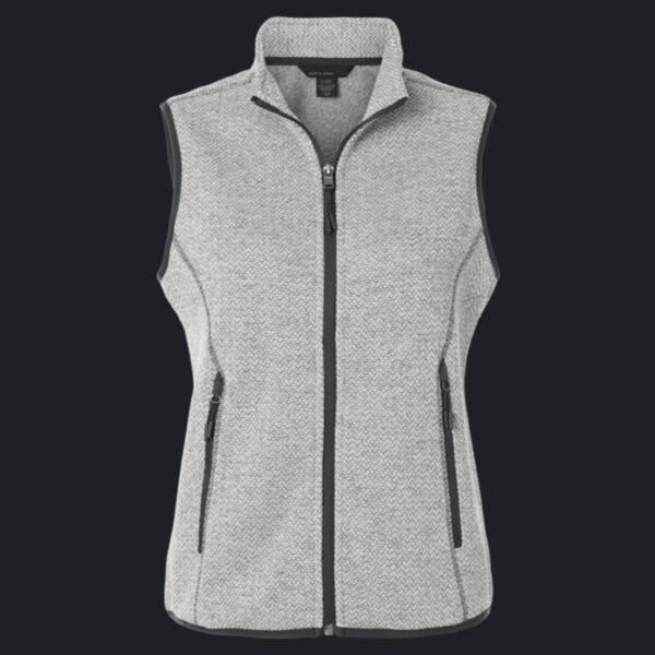 Women's Jasper Jacquard Fleece Vest Thumbnail
