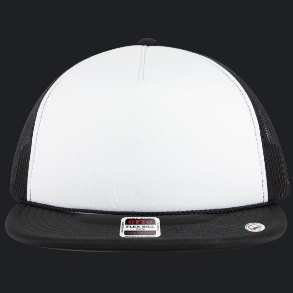 OTTO CAP® "OTTO SNAP" 5 Panel Pro Style Mesh Back Trucker Snapback Hat Thumbnail