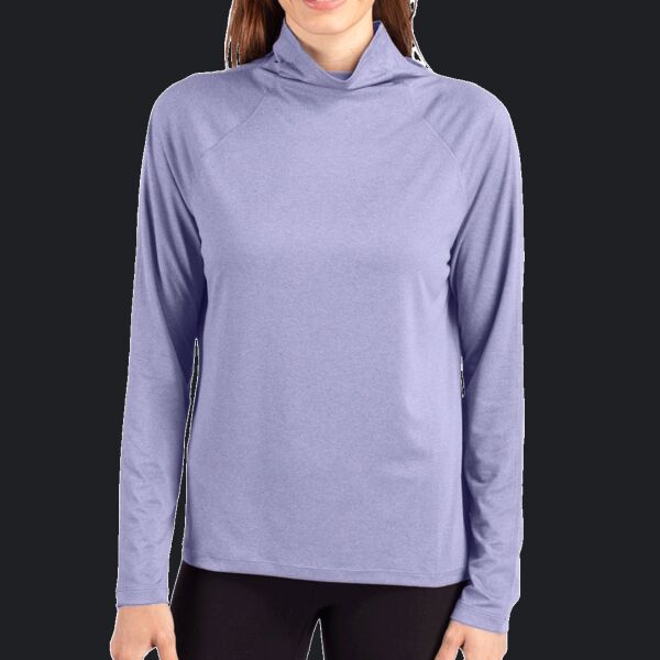 Cutter & Buck Coastline Epic Comfort Eco Recycled Womens Funnel Neck Thumbnail