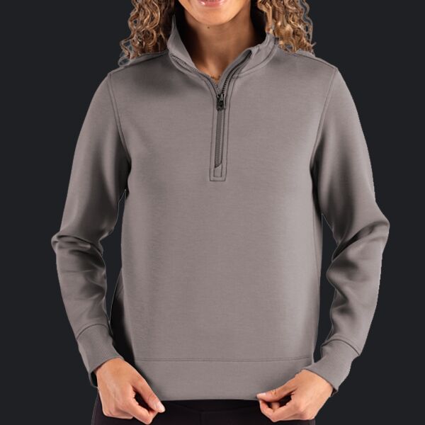 Cutter & Buck Roam Epic Versatility Recycled Womens Quarter Zip Pullover Thumbnail