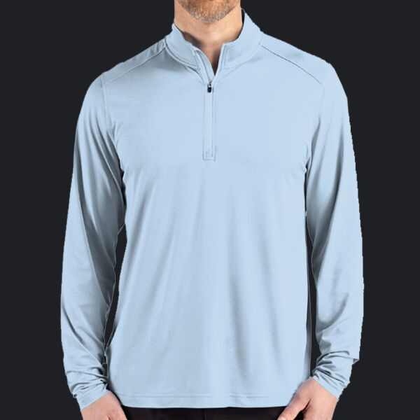 Cutter & Buck Coastline Epic Comfort Recycled Mens Quarter Zip Thumbnail