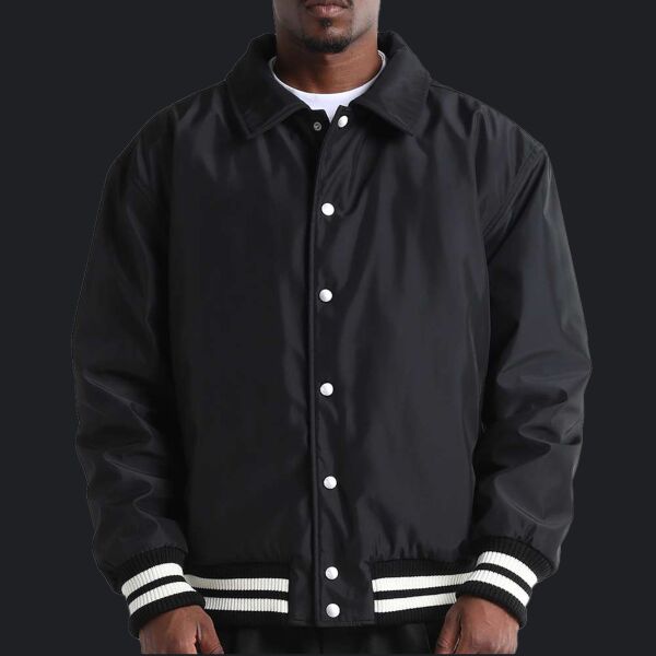 Unisex Collared Varsity Jacket Thumbnail