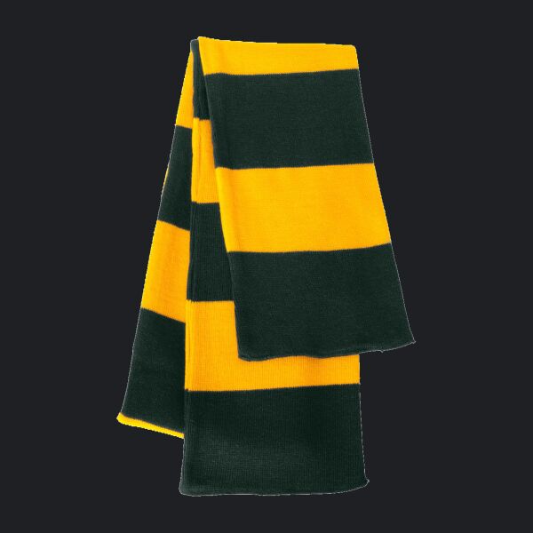Rugby-Striped Knit Scarf Thumbnail