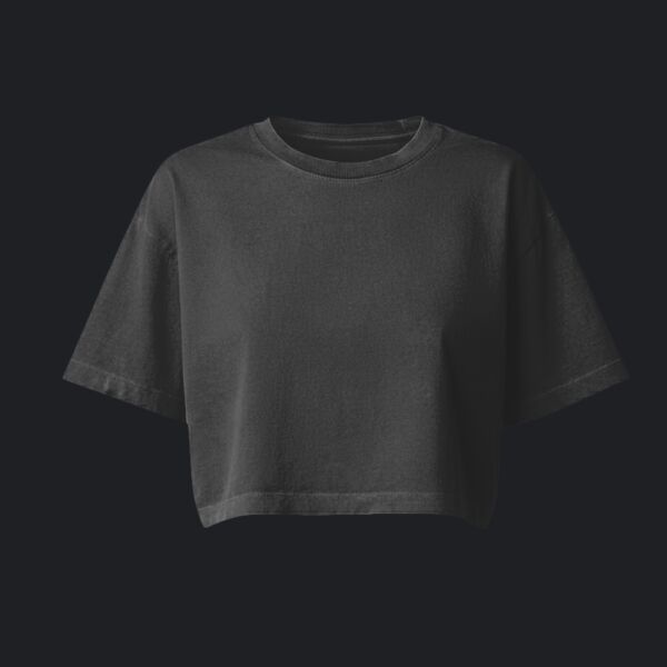 Women's Garment-Dyed Heavyweight Cropped Tee Thumbnail