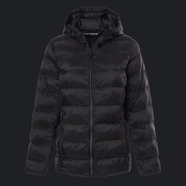 Women's Lightweight Poly-filled Hooded Puffer Jacket Thumbnail