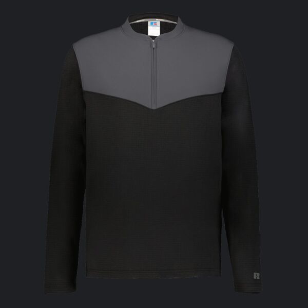 Unisex Sideline Grid Fleece Quarter-Zip Pullover Thumbnail