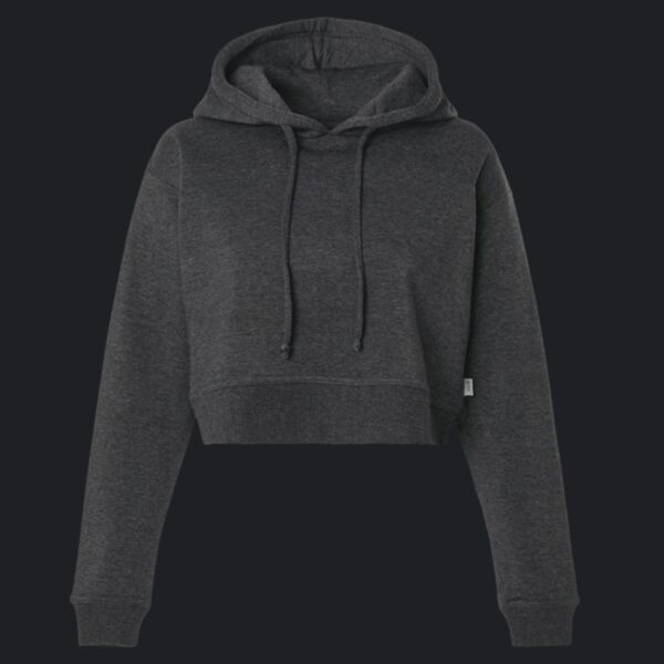 Women's Cropped Fleece Hooded Sweatshirt Thumbnail