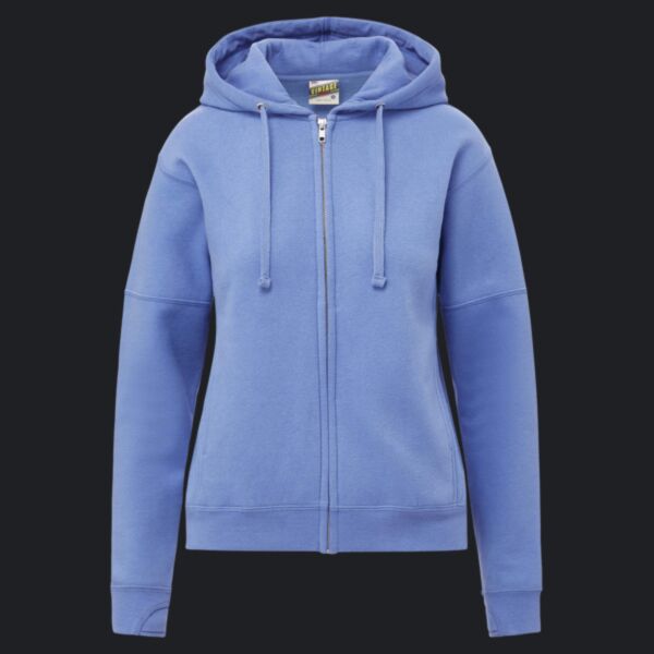 Women's Vintage Fleece Hooded Full-Zip Sweatshirt Thumbnail