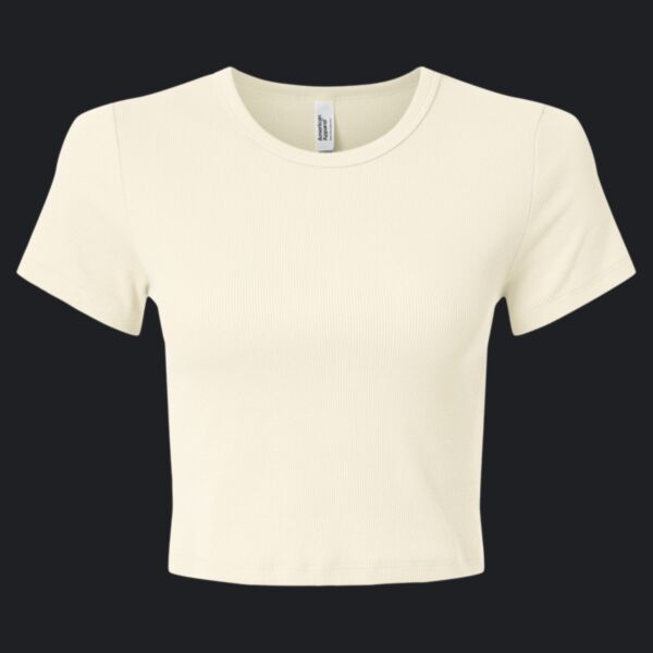 Women's Baby Rib Cropped Tee Thumbnail