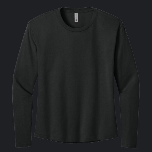 Women's Cotton Relaxed Long Sleeve Tee Thumbnail