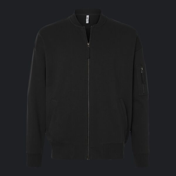 Unisex French Terry Bomber Jacket Thumbnail