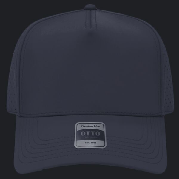 OTTO CAP® Club Collection 5 Panel Mid Profile Perforated Cap Thumbnail