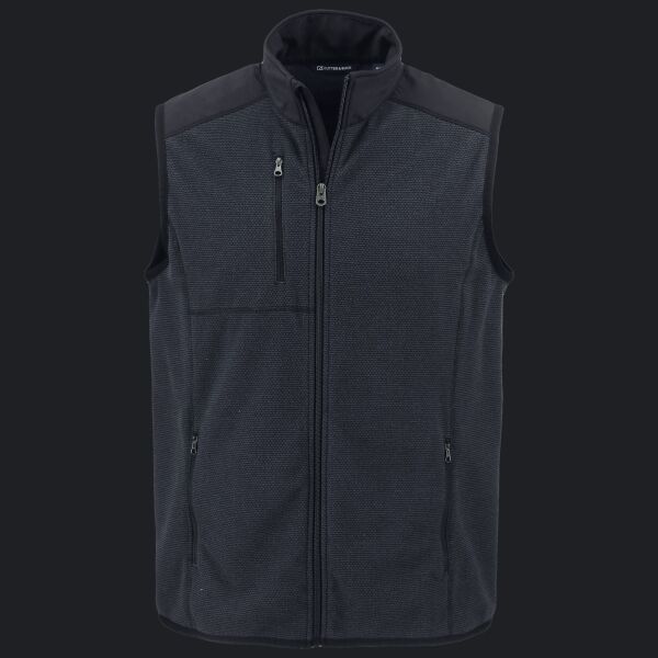 Cutter & Buck Hunts Point Recycled Fleece Mens Hybrid Full Zip Vest Thumbnail