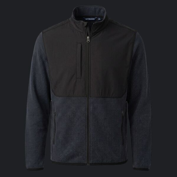 Cutter & Buck Hunts Point Recycled Fleece Mens Hybrid Full Zip Jacket Thumbnail