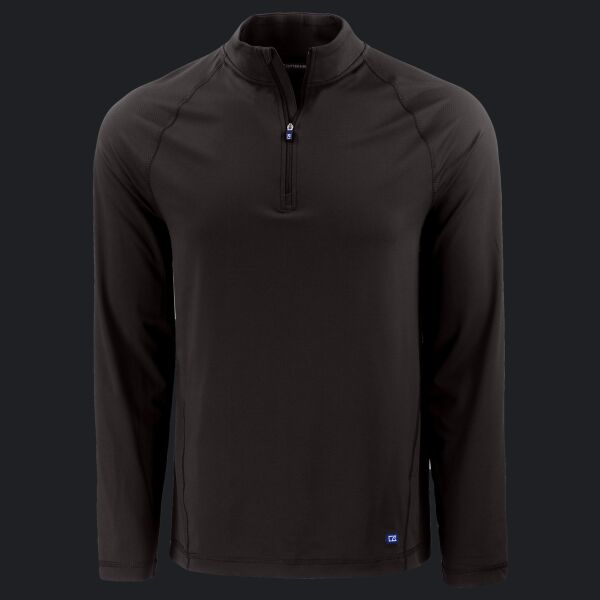 Cutter & Buck Prospect Recycled Featherlight Stretch Mens Big & Tall Quarter Zip Thumbnail