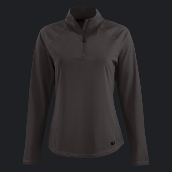 Cutter & Buck Prospect Recycled Featherlight Stretch Womens Quarter Zip Thumbnail