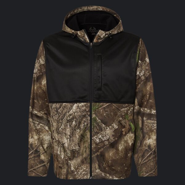 Unisex Realtree® Performance Colorblocked Full-Zip Hooded Sweatshirt Thumbnail