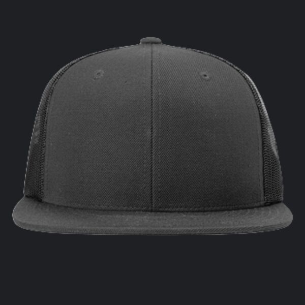 Acrylic Wool Blend Flatbill Trucker Thumbnail