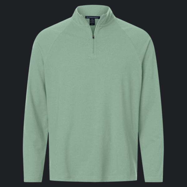 Men's Seaton Pebble Textured Quarter-Zip Pullover Thumbnail
