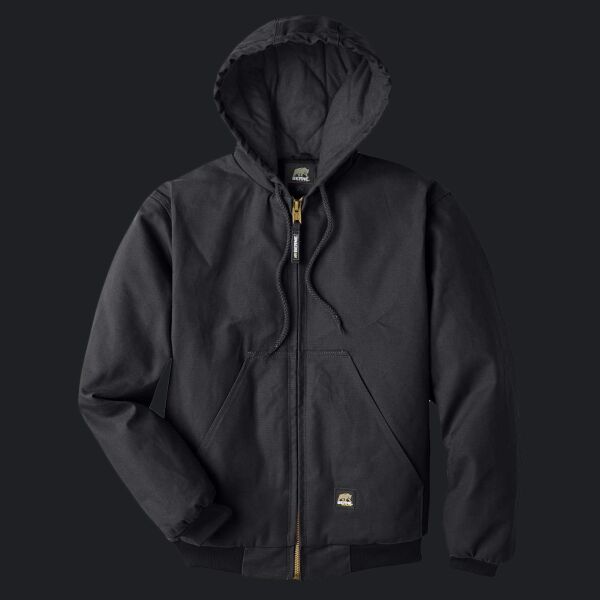 Men's Tall Highland Washed Cotton Duck Hooded Jacket Thumbnail