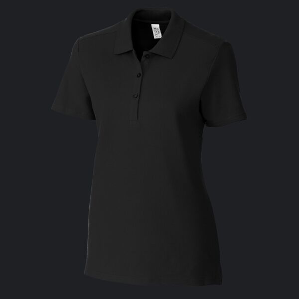 Clique Addison All Cotton Pique Short Sleeve Womens Polo Thumbnail