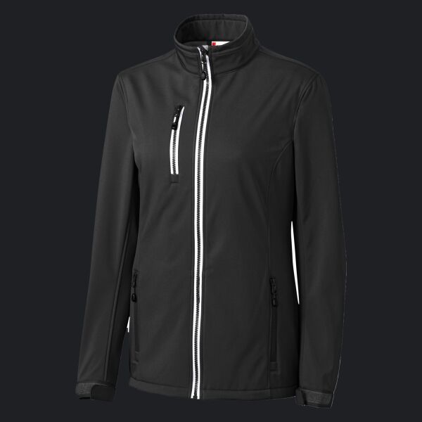 Clique Telemark Eco Stretch Softshell Full Zip Womens Jacket Thumbnail