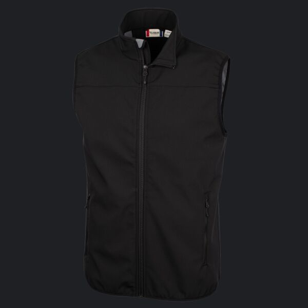 Clique Trail Eco Stretch Softshell Full Zip Mens Vest Thumbnail