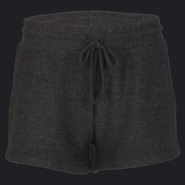 Women's Ribbed Knit Shorts Thumbnail