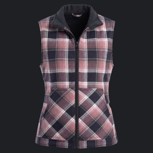 Women's Insulated Flannel Vest Thumbnail