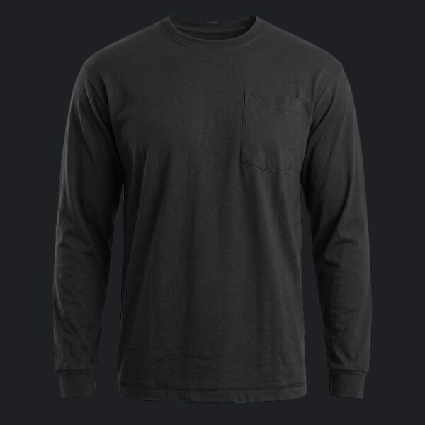 Men's Tall Performance Long Sleeve Pocket T-Shirt Thumbnail