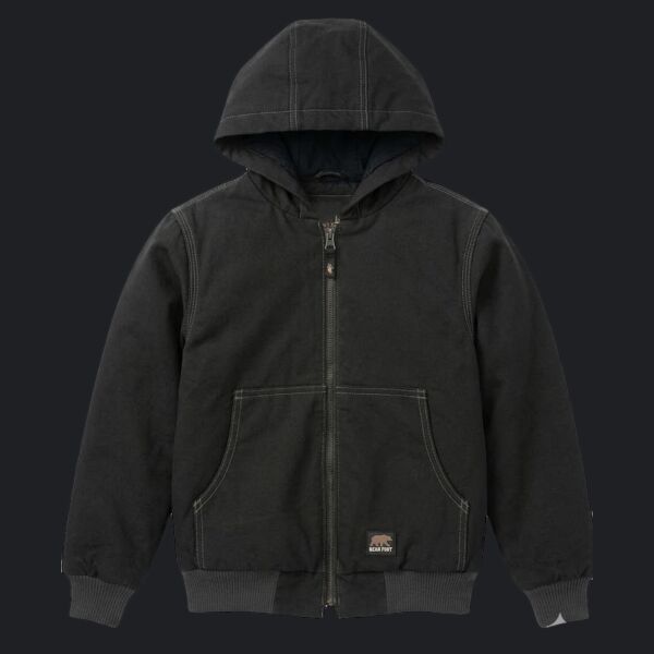 Youth Highland Softstone Duck Hooded Jacket Thumbnail