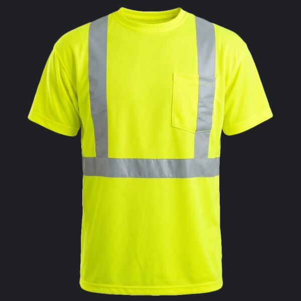 Men's Tall Hi-Vis Class 2 Performance T-Shirt Thumbnail