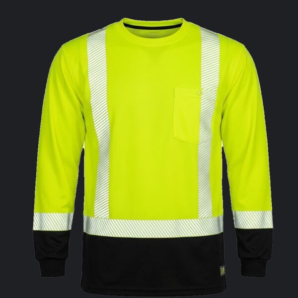 Men's Hi-Vis Class 3 Color Blocked T-Shirt Thumbnail