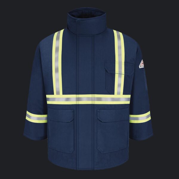 Men's Deluxe Parka With Reflective Trim - EXCEL FR® ComforTouch Thumbnail