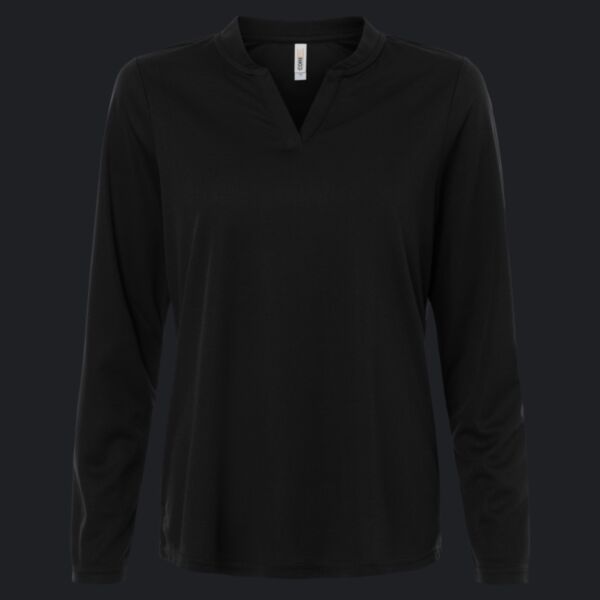 Women's Nova Performance Long Sleeve Pique Polo Thumbnail