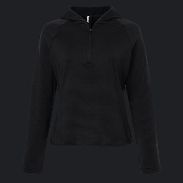 Women's Qualify Quarter-Zip Hooded Pullover Thumbnail