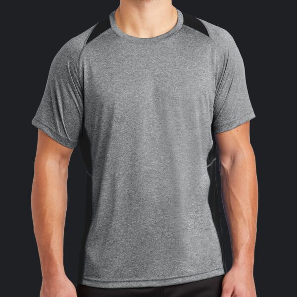 Heather Colorblock Contender Tee Thumbnail