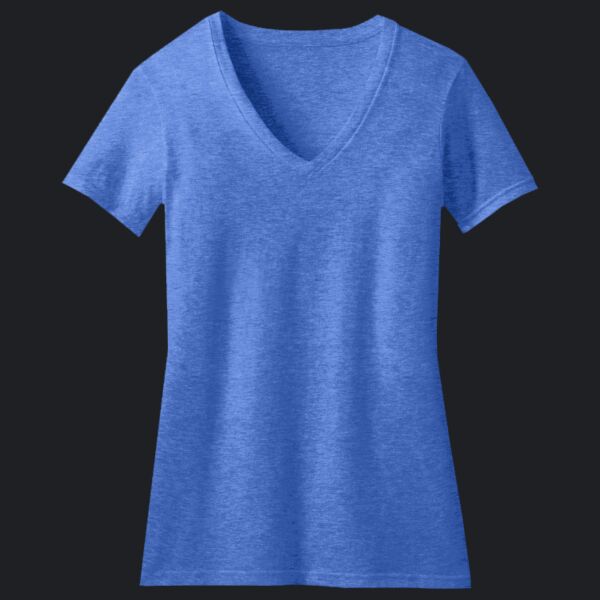 Women's Perfect Blend ® CVC V Neck Tee Thumbnail
