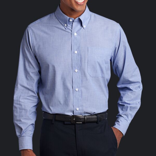 Tall Crosshatch Easy Care Shirt Thumbnail