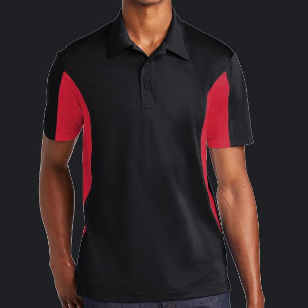 Tall Side Blocked Micropique Sport Wick ® Polo Thumbnail