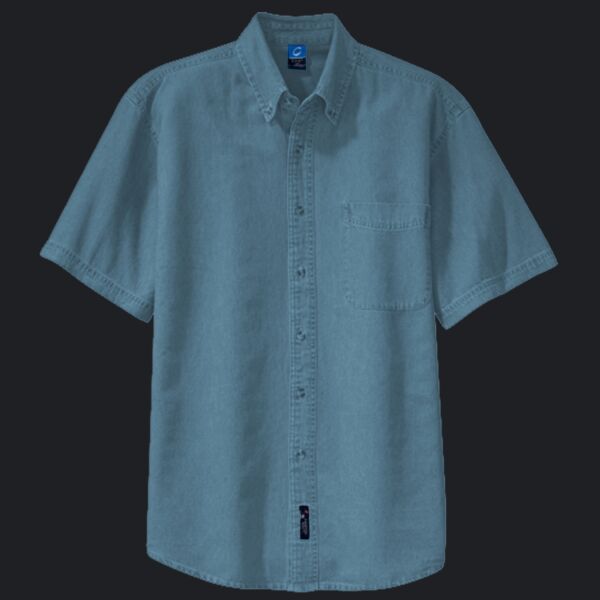 Short Sleeve Value Denim Shirt Thumbnail