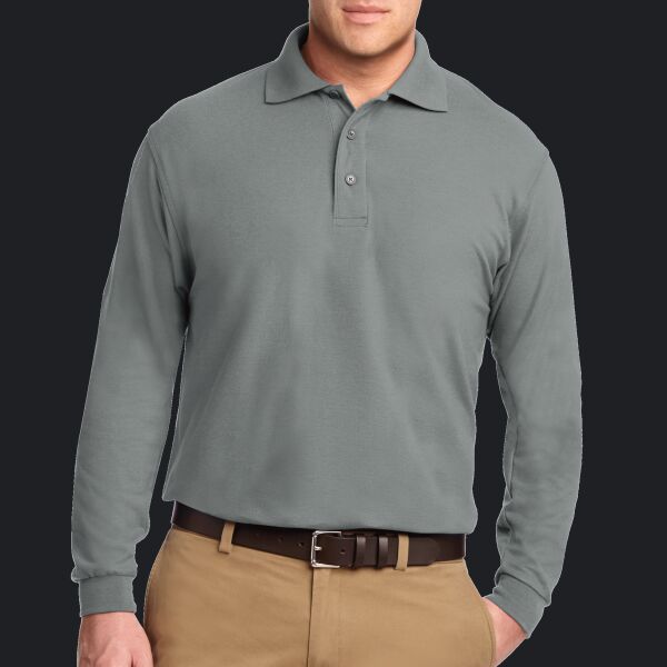 Silk Touch Long Sleeve Polo Thumbnail