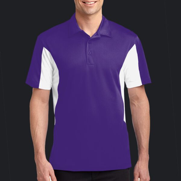 Side Blocked Micropique Sport Wick ® Polo Thumbnail