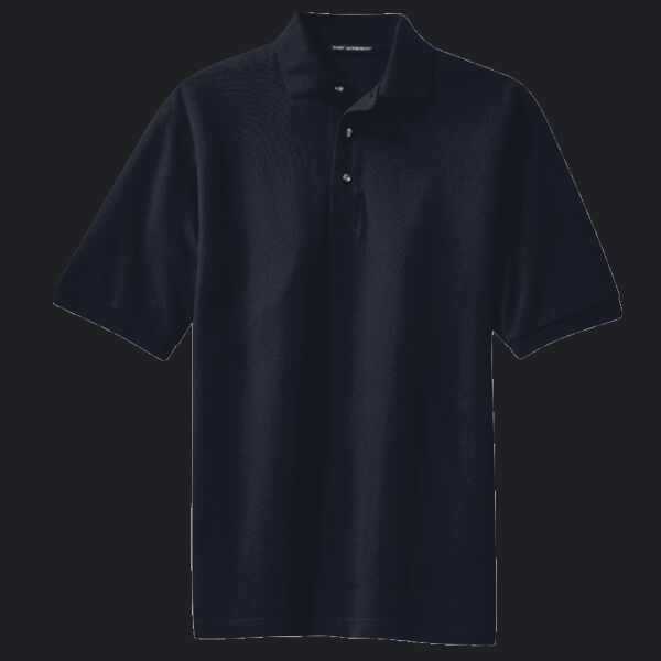 Tall Heavyweight Cotton Pique Polo Thumbnail