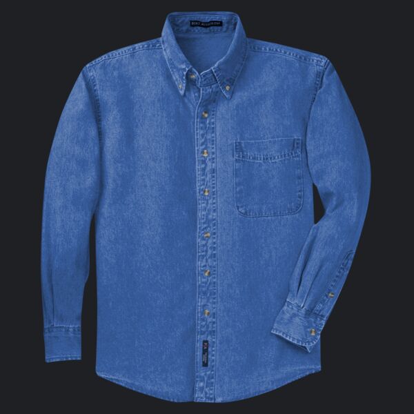 Long Sleeve Denim Shirt Thumbnail