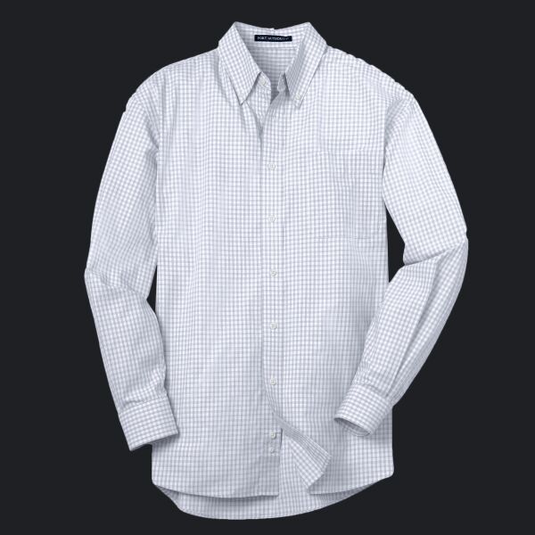 Plaid Pattern Easy Care Shirt Thumbnail