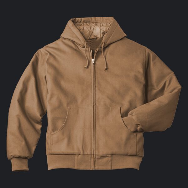 Duck Cloth Hooded Work Jacket Thumbnail