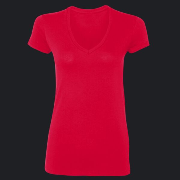 Ladies' SoftStyle® Fitted V-Neck T-Shirt Thumbnail