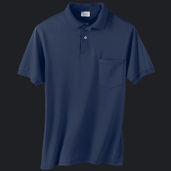 Adult DRI-POWER® ACTIVE Pocket Jersey Polo Thumbnail