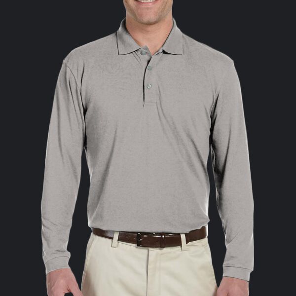 Men's Easy Blend™ Long-Sleeve Polo Thumbnail